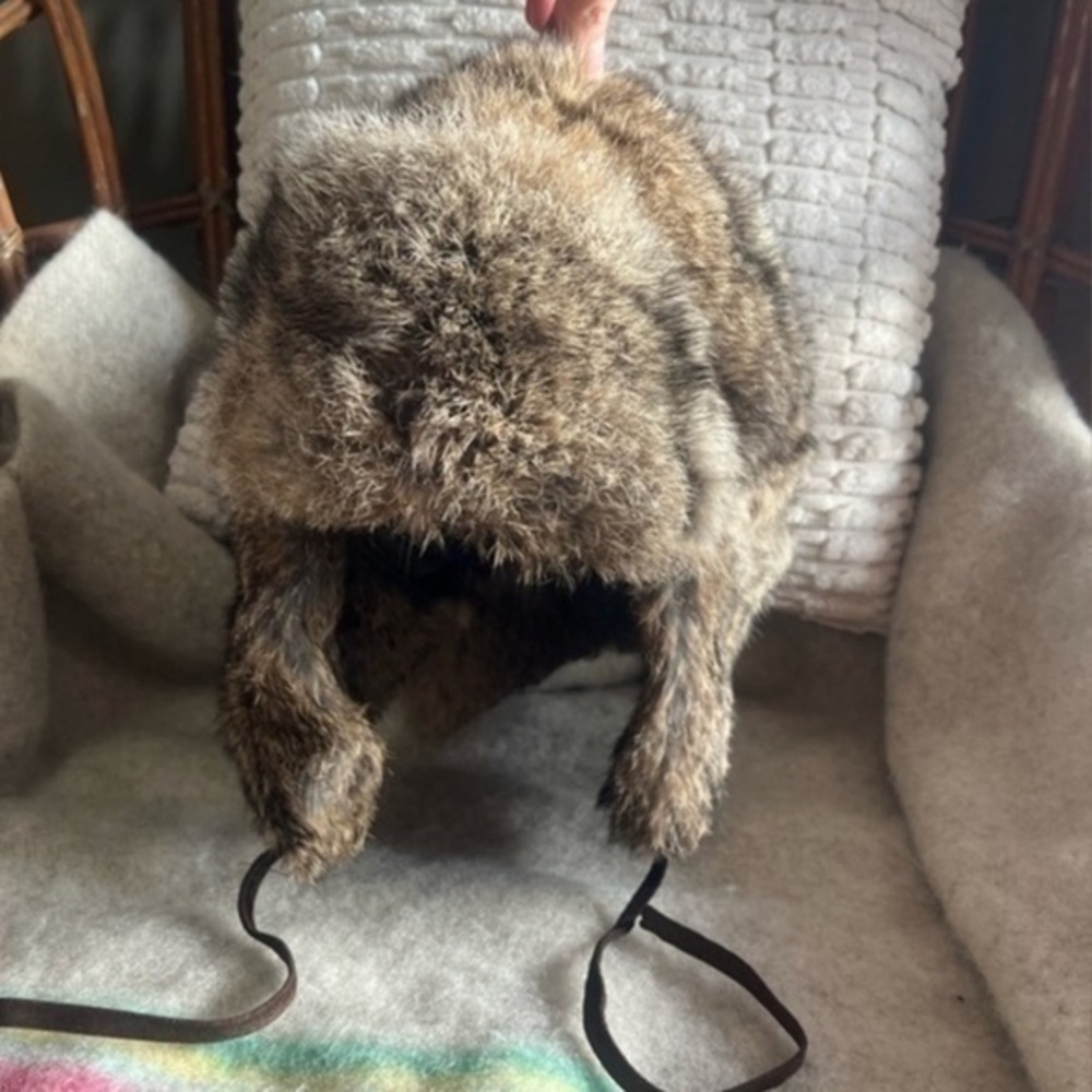 Rabbit Fur Trapper Hat